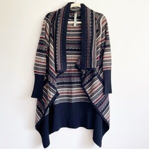 Anthropologie Wilster southwestern Wool Cashmere Cardigan Cowgirl country ranch